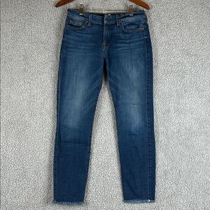 7 For All Mankind Dark Wash Blue The Ankle Skinny Denim Jeans Size 29